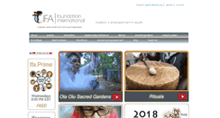 Desktop Screenshot of ifafoundation.org