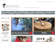 Tablet Screenshot of ifafoundation.org